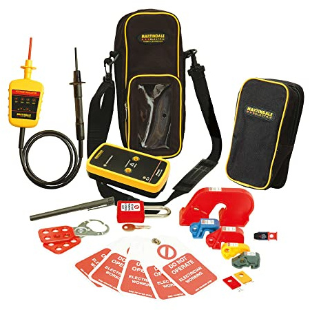 Martindale VIPDLOK138-S Safe Isolation Lock Out Kit w. Voltage Indicator and Proving Unit