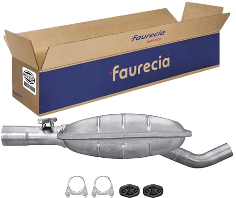 HELLA 8LC 366 026-101 Mittelschalldämpfer - Easy2Fit® Kit - mitte - einteilig - Set mit Anbauteilen