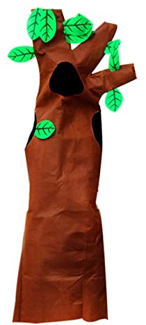 KRUIHAN Disfraz de Árbol Adulto Vestido Gracioso Árbol de Navidad Disfraz Cosplay Unisex para Actuación Escénica Disfraz de Halloween,Hay 3 Tamaños para Elegir