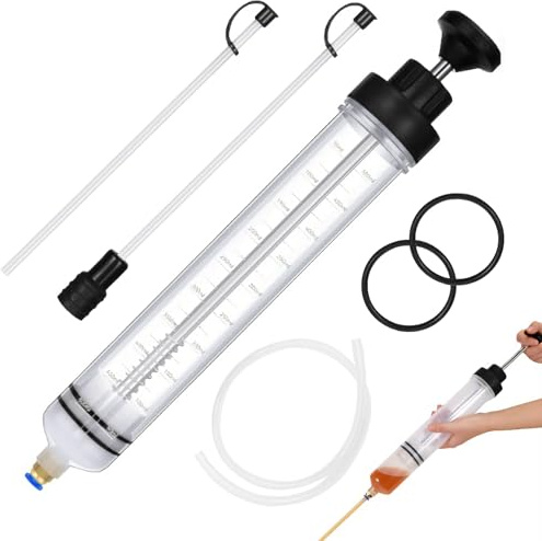 Forbabe oljesugpump 500 cc, handpump oljespruta, oljepump olja sugpump för bil bromsvätska växellådsoljor kylmedel motor