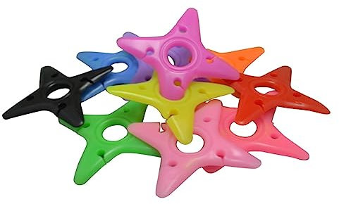 OSALADI Organizador de Almacenamiento de Cables de Silicona 10 Unidades Enrollador de Cable de Auriculares con Forma de Estrella Soporte para Cable de Carga de Auriculares