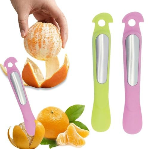 Sbucciatore per arancia, sbuccia agrumi arancia, pelapatate a doppia estremità per la rimozione degli agrumi da cucina per la rimozione di arance