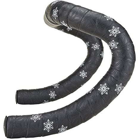 SUPACAZ BIKE BARTAPE, SUPER STICKY KUSH, GALAXY, WHITE STARS PLUS ANO BLACK PLUGS