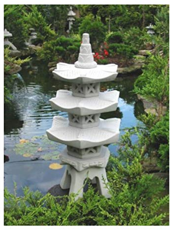 Japanische Steinlaterne 3er G