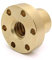 Trapezgewindemutter Flansch EBFM 12X3 rechts Rotguss