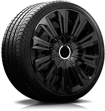 16 Zoll RKK06 Premium Line (Schwarz) Radkappen/Radzierblenden 4 Stück