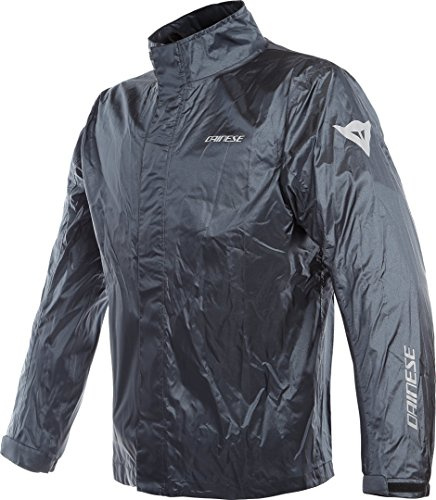 Dainese Chaqueta impermeable para motocicleta, ligera, plegable, impermeable con inserciones reflectantes, antrax