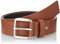 Calvin Klein Herren Gürtel Ck Concise 3.5 cm Ledergürtel, Braun (Dark Tan), 90 cm