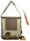 Zyeatary Kit de Recherche de Champignons, Sac à Champignons et Couteau à Champignons avec Brosse, Sac de Recherche de Champignons Sauvages/Morilles Portable, Sac de Cueillette