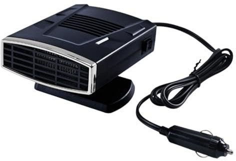 Car Camping Heater, Windscreen Defroster, 12 V Safe Vehicle Fan, Car Heater, Automatic Dryer, Car Defroster Windscreen Heater, Quick Heating, Automatic