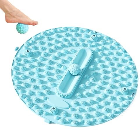 Foot Massage Mat | Foot Acupressures Board | Feet Relaxation Massage Pad | Foot Pressure Point Pad | Portable Ergonomic Foot Massage Tool for Home Yoga Fitness