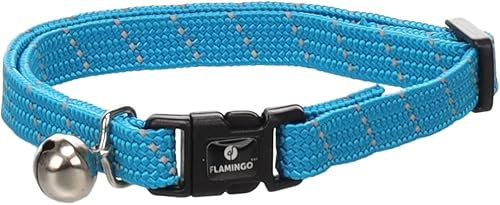 Flamingo Katze Halsband Elza Blau 20-34cm 10mm