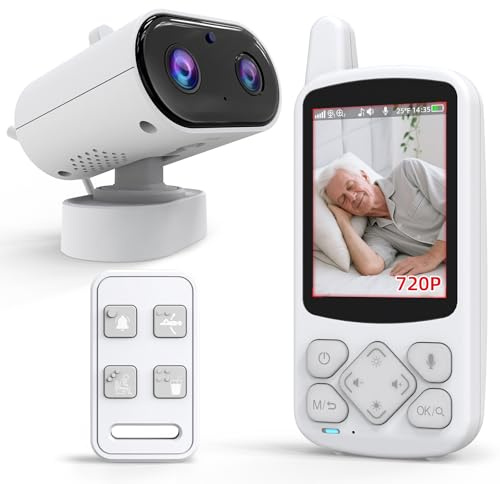 CallToU Schwenkbare Babyphone für Senioren mit Zwei-Wege-Audio