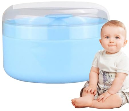 Estuche Para Polvos Talco Con De Viaje Estuche Para Polvos Corporales | Portaesponja Para Cuidadores En El Hogar Padres Primerizos Guarderías Madres Lactantes Hora Del Baño
