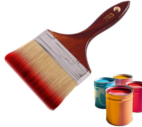 Pennello da pittore per pareti, applicatore per pittura, per applicazione rapida, per pareti, armadi, mobili, piani di lavoro, terrazze, casa, interni ed esterni, artigianato e pittori