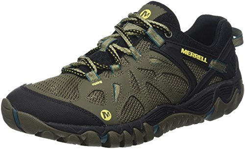 Merrell Men's All Out All Out Blaze Aero Sport Low Rise Hiking Shoes, Green (Dusty Olive), 8 UK (42 EU)