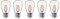 Lumisky Lot de 5 ampoules LED E27 blanc chaud filament vintage compatible guirlande PARTY BULB FILAMENT H9cm