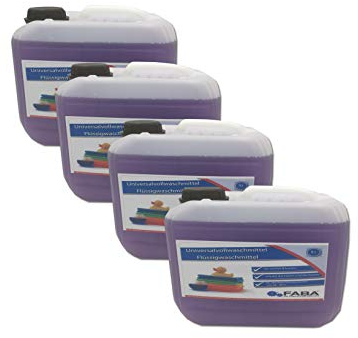 FABA Flüssigwaschmittel Konzentrat 4 x 5 Liter lila