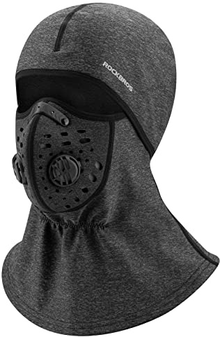 ROCKBROS Hood Män Cykel Motorcykel Halsvärmare Ski Vinter Balaclava Vindtät Anti-Damm Grön