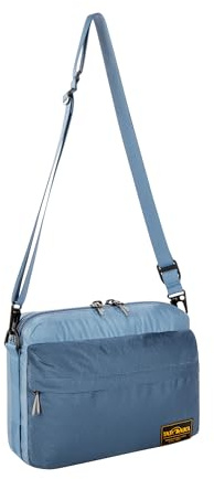 Tatonka Cross Body Bag L (4L) - Flache Umhängetasche in angesagtem Design und aus recyceltem Material - PFAS/PFC-frei - 22 x 30 x 6 cm
