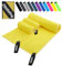Fosdaling Mikrofaser Handtuch 3er Set（Groß 160×80cm und 2 Klein 80×40cm）, Schnelltrocknend Microfaser Fitness & Sport Handtücher, für Strandtuch, Badetuch, Sporthandtuch und Reisehandtuch (Gelb)