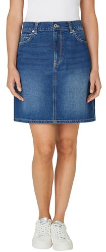 Pepe Jeans Mini Skirt HW Falda, Mezclilla 4a2, L para Mujer