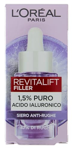 L'Oréal Paris Siero Anti-Rughe con Acido Ialuronico Revitalift Filler