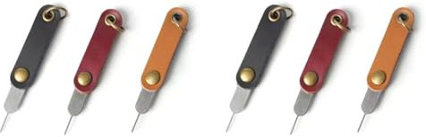 rieder 6 Piezas Expulsar Bandeja de Tarjeta SIM Herramienta de Llave de Aguja de Pin Abierto para Teléfono Móvil Universal Herramienta de Extracción de Tarjeta SIM Portátil