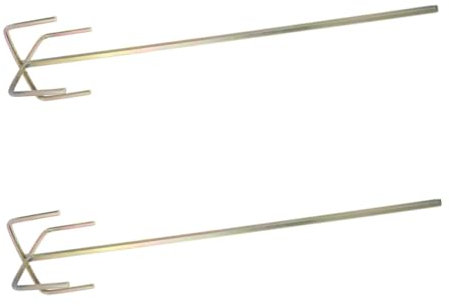 jojofuny 2piezas Varilla Mezcladora De Acero Para Mortero y Pintura Batidoras Profesionales Portátiles Resistentes Para Mezclar Cemento y Pinturas Uso Versátil Bricolaje y Construcción