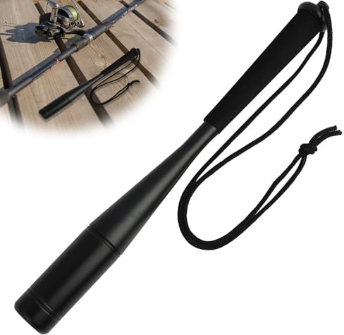 Uccisore di Pesce in Alluminio da 24,5 cm - Robusto e Compatto Accessori per la pesca, per la Pesca alla Trota e Altri Pesci, Manico Antiscivolo, Facilmente Smontabile per il Trasporto