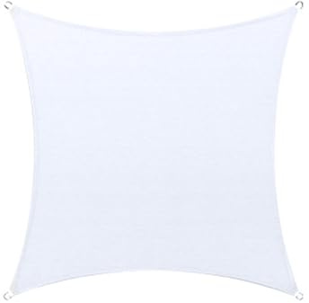 Vela parasole permeabile all'aria e agli strappi, per esterni, per patio, cortile, terrazza, posto auto coperto, prato, protezione UV e resistente alle intemperie