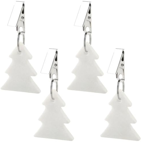 GORGECRAFT 4pz Pesi per Tovaglia Appendini per Tovaglia Pesante Fermaglio per Albero di Natale Ciondolo in Marmo Pesi per Tovaglia in Pietra Fermagli Tovaglia in Marmo Bianco Grigio Picnic Feste