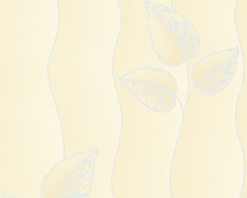 A.S. Création Tapet caroline, mönstertapet, blommig, naturlig, beige, kräm, 837066
