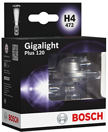 Bosch H4 Plus 120 Gigalight lampadine faro, 12 V 60/55 W P43t, lampadine x2