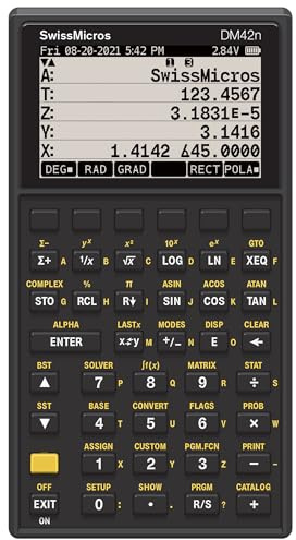 SwissMicros DM42n Programmable RPN Scientific Calculator