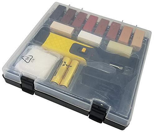 YSoutstripdu Laminate Floor Furniture Repair Kit,11-Color Wax Block Smoothing Cleaning Tool Set Household Accessories Multicolor