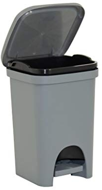 BELLI&FORTI Bidone Pattumiera a Pedale Colors 6 Litri Grigio