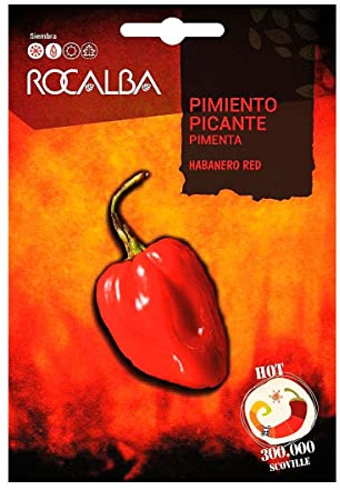 Semillas Pimiento Picante Habanero Red Rocalba