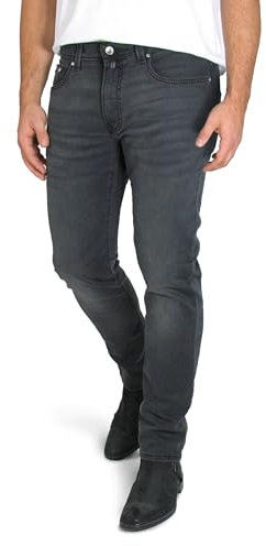Pierre Cardin Herren Lyon Tapered Futureflex Strech Denim Jeans, Dark Grey Used
