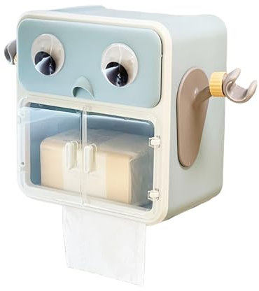 Soporte De Caja De Seda De Pared - Dispensador De Papel Con Ventosa, Soporte De Almacenamiento De Polvo Moderno | Estante Organizador De Toalla De Tiempo Compacto Sin Para Usted