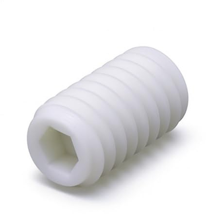 Design61 50 tornillos prisioneros con cabeza cónica y hexágono interior, M6 x 8 mm (similar a DIN 913)