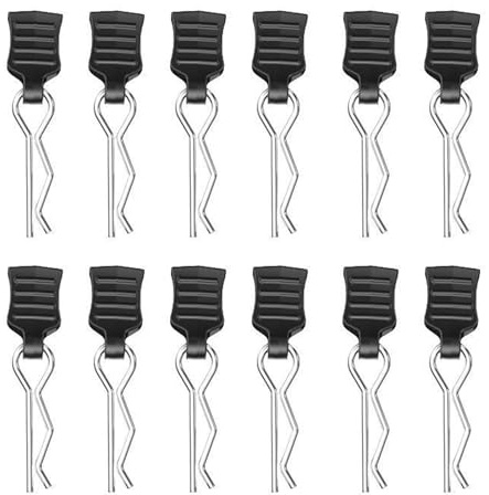 FHGSPQWM Alfileres elásticos seguros anticaídas para carcasas remotas de carrocería de coche, instalación rápida, diseño de lengüeta de tracción, piezas y accesorios