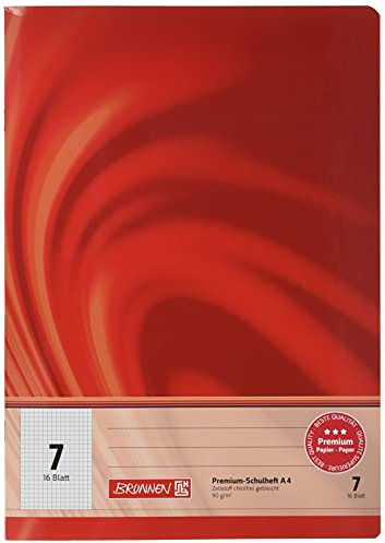 Brunnen 104470702 Schulheft A4 Vivendi (16 Blatt, 7 mm kariert, Lineatur 7)