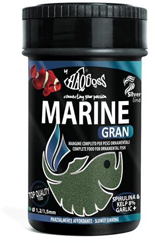 Haquoss Marine Gran Gourmet Mangime in Granuli per Pesci Marini Tropicali, 100 ml/55 gr