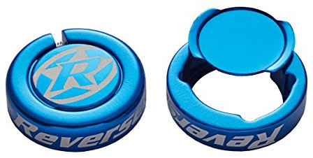 Reverse Barends-Chip Lenker Endkappen 2 Stück dunkel blau
