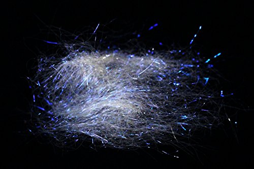 Tigofly Holografische UV-Fasern, Fliegenbindematerial, 4 g, Ice Dub