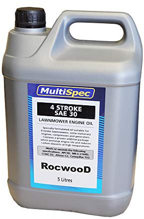 SAE 30 SAE30 5 Litre Oil Suitable For Most Makes & Models Of Lawnmower
