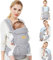 Viedouce Babytrage Ergonomische/Reine Baumwolle Leicht und atmungsaktiv/Multiposition:Dorsal und Ventral/Verstellbare Kopfstütze/für Neugeborene und Kleinkinder von 3 bis 48 Monat (3,5 bis 20 kg)