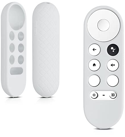 kwmobile Hülle Fernbedienung kompatibel mit Google Chromecast 2020 4K / Chromecast 2022 HD Hülle - Silikon Case für TV Zubehör in Grau