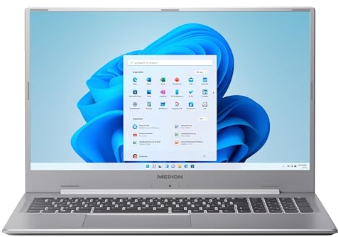 MEDION S17405 43,9 cm (17,3 Zoll) Full HD Laptop (Intel Core i3-1115G4, 512GB PCIe SSD, 8GB DDR4 RAM, Win 11 Home)